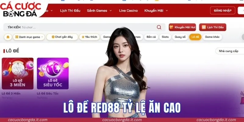 Lô đề RED88 tỷ lệ ăn cao
