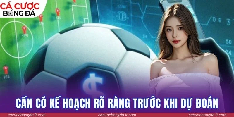 Cần có kế hoạch rõ ràng trước khi dự đoán